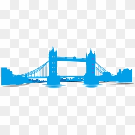 Tower Bridge Clipart Blue Bridge - Tower Bridge, HD Png Download - bridge clipart png