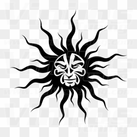 - Sun Tribal Vector , Png Download - Face Tatto Transparent Png, Png Download - tribal sun png