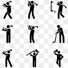 Portable Network Graphics, HD Png Download - golfer silhouette png