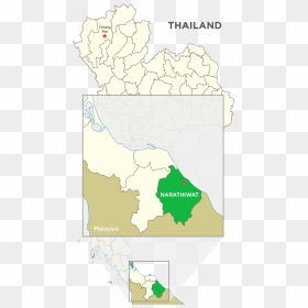 Thailand Capital City Map , Png Download - Thailand Map Vector Png, Transparent Png - thailand map png