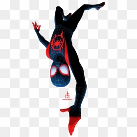 Miles Png Image - Dibujos De Spiderman Into The Spider Verse, Transparent Png - mar png