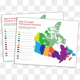Transparent Canada Map Png - Parts Of Canada Map, Png Download - canada map png