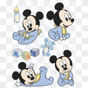 Mickey Y Minnie Bebes, Festa Mickey Baby, Mickey Mouse - Mickey Baby, HD Png Download - baby mickey mouse png