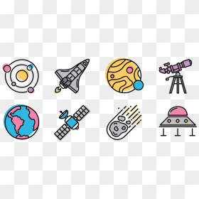 Space Icon Collection On Behance , Png Download, Transparent Png - behance icon png