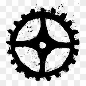 Grunge Transparent Onlygfx - Gear Coat Of Arms, HD Png Download - gear.png