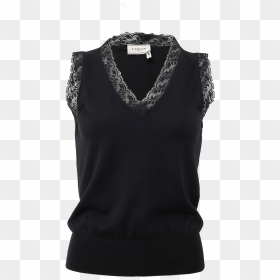 Sweater, HD Png Download - lace trim png