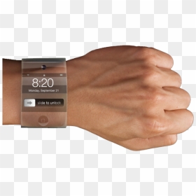 Report Claims Lg Will Provide - Watch On Hand Transparent, HD Png Download - iwatch png