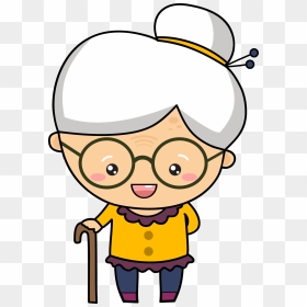 Grandmother Clipart Animated, Grandmother Animated - Grandmother Clipart, HD Png Download - granny png