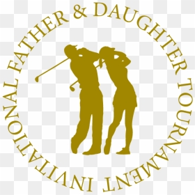 13th World Invitational Father & Daughter Golf Tournament - Father And Daughter Golfing, HD Png Download - golfer silhouette png