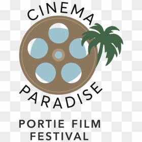 Paradise Cinema Clipart Schedule Image Black And White - Circle, HD Png Download - blank movie ticket png