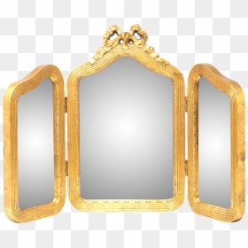 Mirror, HD Png Download - gold mirror png