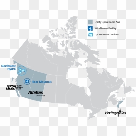 Transparent Canada Map Png - Vector Canada Map Png, Png Download - canada map png