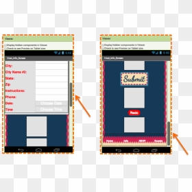 Scroll App, HD Png Download - scroll down png