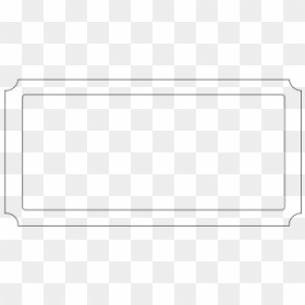 Generic Ticket Png Images - Line Art, Transparent Png - blank movie ticket png