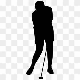 Golf, HD Png Download - golfer silhouette png