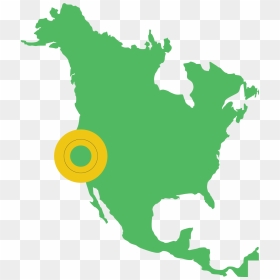 All4-gp North American Headquarters - North America Png Map, Transparent Png - canada map png