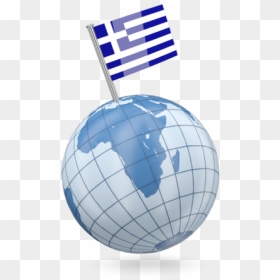 Earth With Flag Pin - Israel Earth, HD Png Download - earth png icon