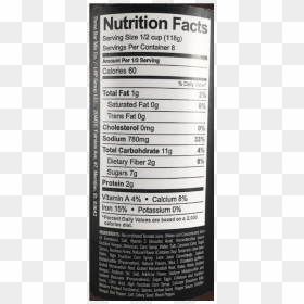 3 Bar Bloody Mary Mix Nutrition Facts"  Class= - Nutrition Facts, HD Png Download - bloody x png