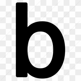 Letter B - Small Letter B Black And White, HD Png Download - behance icon png