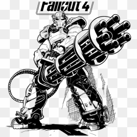 Fallout 4 Drawing, HD Png Download - fall clip art png