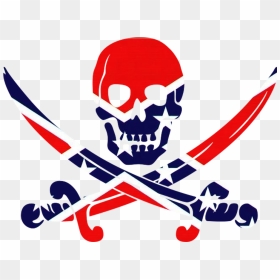 Black And White Stock Rebel Flag Clipart - Pirate Logo, HD Png Download - rebel flag png