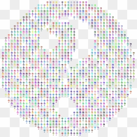 Circle,line,symmetry - Shiny Pokemon Sprites Gen 8, HD Png Download - circle with a line through it png