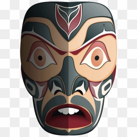 Tribal Mask, HD Png Download - oni mask png