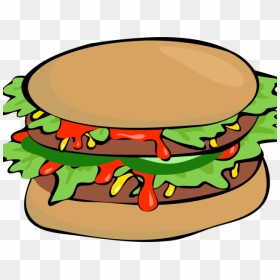 Transparent Snack Clip Art - Hamburger, HD Png Download - hamburger.png