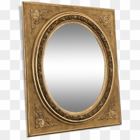 Adjustable Gold Mirror Nineteenth 81 X - Circle, HD Png Download - gold mirror png