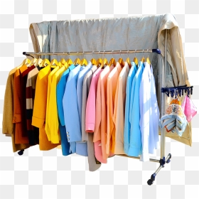 Clothes Horse, HD Png Download - clothing rack png