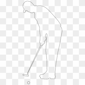 Diagram, HD Png Download - golfer silhouette png