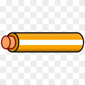 Wire Orange White Stripe - Amber, HD Png Download - white stripe png