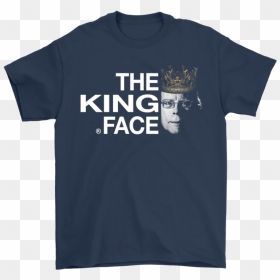 The King Of Horror Face Logo North Face Style Stephen - Science Tshirts, HD Png Download - horror face png