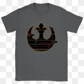 Starships Rebel Alliance Logo Vintage Star Wars Shirts - Emblem, HD Png Download - star wars rebel symbol png