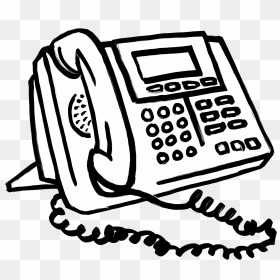 Next Day Animations - Telephone Drawing Png, Transparent Png - office phone png