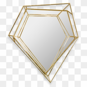 Diamond Mirror Essential Home, HD Png Download - gold mirror png
