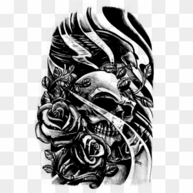 Laugh Now Cry Later Tattoo Skulls, HD Png Download - tattoo pngs