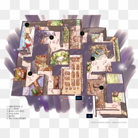 Transparent Howl"s Moving Castle Png - Spirited Away Bath House Layout, Png Download - howl's moving castle png