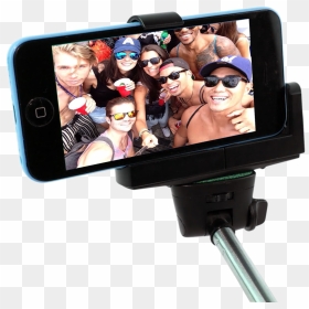 De Extendable Self-portrait Monopod Selfie Stick , - Iphone, HD Png Download - selfie stick png