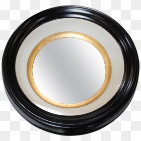 Custom Round Black And Gold Mirror Modern Style Mirrors - Circle, HD Png Download - gold mirror png