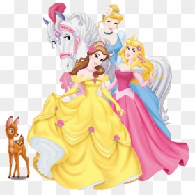 Princesas Disney En Png , Png Download - Disney Princess Cinderella Belle Aurora, Transparent Png - princesas png