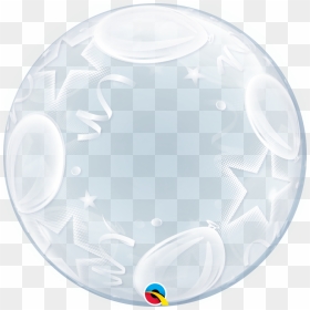 Qualatex Deco Bubble Clear Balloon , Png Download - Balloon, Transparent Png - thought balloon png