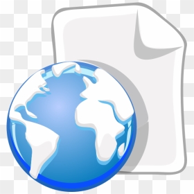 World Wide Document Icon Vector Graphics - World Wide Web De Tim Berners, HD Png Download - earth png icon