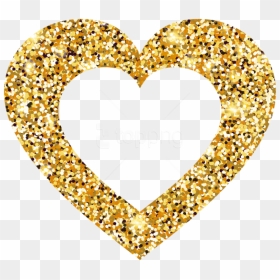 Free Png Golden Heart Transparent Png - Transparent Background Gold Heart Png, Png Download - free heart png