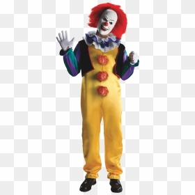 Pennywise Clown Costume & Mask - Kid Killer Clown Costume, HD Png Download - pennywise the clown png
