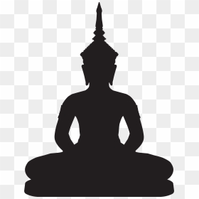 Buddha Statue Silhouette Png Clip Art Transparent Png - Rose Garden (chandigarh), Png Download - worship silhouette png