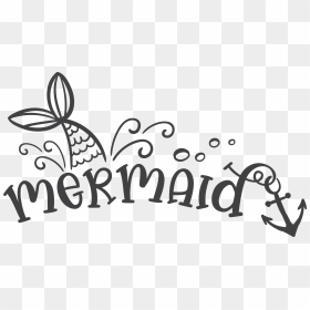 Mermaid Tail Svg File, HD Png Download - mermaid tail silhouette png