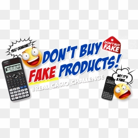 Don’t Buy Fake Products - Feature Phone, HD Png Download - fake barcode png