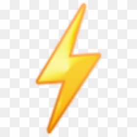 Electric Emojipedia Lightning High Potential Voltage - Emoji Relampago, HD Png Download - lightning clipart png
