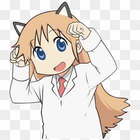 Mx-679 Nichijou Wallpapers, Nichijou Adorable Desktop - Nichijou Png, Transparent Png - neko ears png